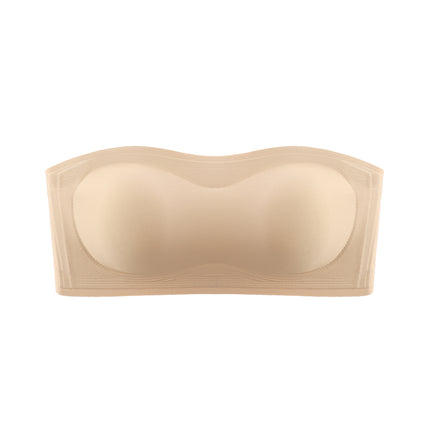Strapless, Non-Slip, Seamless Underwear, Push-Up Bandeau, Invisible Backless One-Piece Sexy Bra, No Underwire, Anti-Sagging