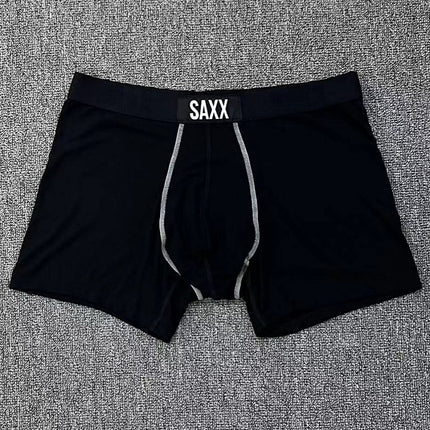SAXX Underwear Men's Boxers Pocket with Net Pocket No Front Opening Underwear Breathable Comfortable Soft Slim-Fit Shorts