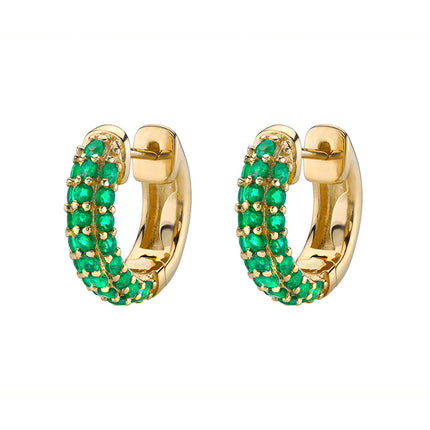 Amazon, Aliexpress, Temu, Shein, European and American Cross-Border Popular Luxury Zircon Earrings and Earrings Wholesale