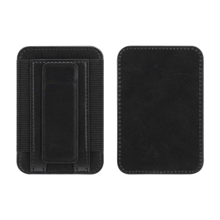 Card Holder with Elastic Band and Stand, Suitable for iPhone 12 and Above, Factory Wholesale Gift Trade, Magnetic Expansion for Public Transportation Cards