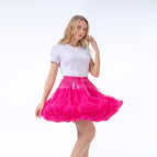 Rose red super fluffy style / One Size
