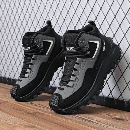 Men's Shoes plus size All-match Mountaineering Non-slip Wear-resistant Outdoor Casual Trendy Shoes Men's Spring Korean-style Autumn Light Torre Shoes