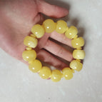 20*14 shallow beeswax Apple beads 13 a string