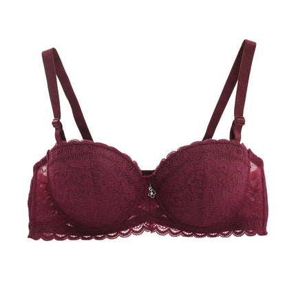Shantou Spot bra Lace 1/2 Cup Adjustable Upper Bracer Gathered Shoulder Strap Detachable Strapless Underwear for Women bra