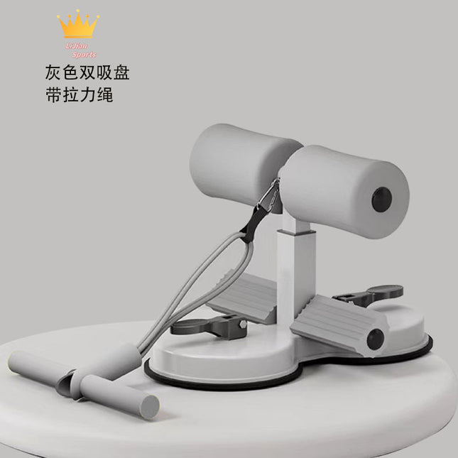 Sit-ups Auxiliary Equipment Thin Roll Abdominal Muscle Exercise Men and Women Simple Adjustment Suction Cup Stable Fate for Home
