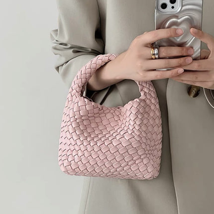 Woven PU Tote Bag / Sac Tressé PU