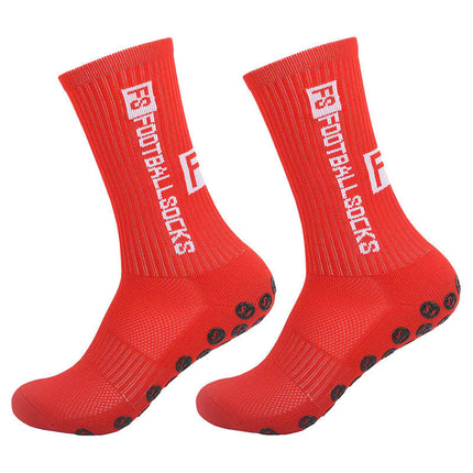 Football Socks FS Men's and Women's Training Socks Non-slip Football Professional Thickened Towel Bottom Long Socks Short Socks