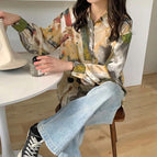 Oil painting shirt / S