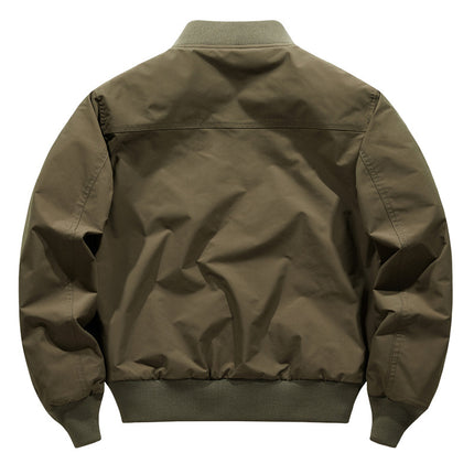 Jacket Men's 2025 Spring and Autumn New Aviator Jacket Tooling All-match Baseball Collar Casual Tooling Top 2518