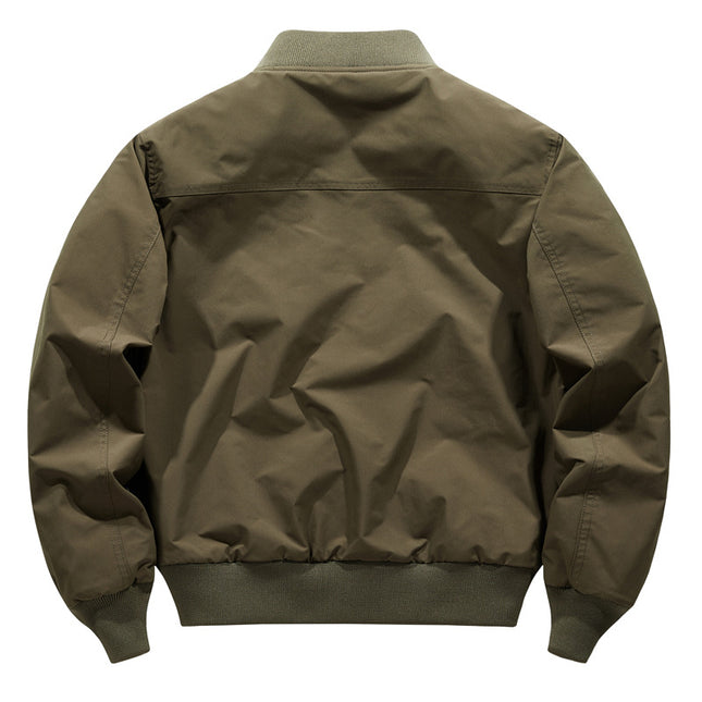 Jacket Men's 2025 Spring and Autumn New Aviator Jacket Tooling All-match Baseball Collar Casual Tooling Top 2518