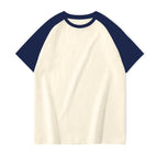 Navy blue and apricot color / S