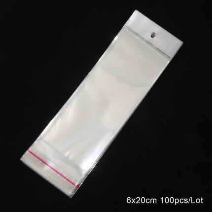 Wholesale Opp Bags Self-Adhesive Bags DIY Handmade Small Jewelry Packaging Bags Transparent Self-Sealing Plastic Bags