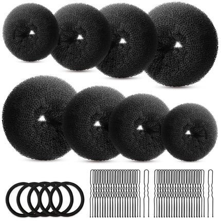 Cross-border explosions hair curler set hair pull pin ball head flower bud hair braid artifact bridal hair accessories braided hair