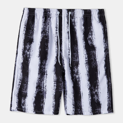 Cross-border European-size Summer Light Quick-drying Beach Trunks Men's Printed Swimming Trunks Shorts Shorts Large Shorts Surfers Pants
