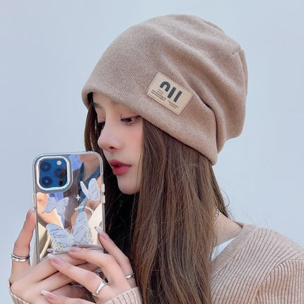 Autumn and Winter Versatile Face-Slimming Plush Hat, Warm Postpartum Hat, Slouchy Beanie, Unisex Hat, Fashionable Trendy Cold Hat