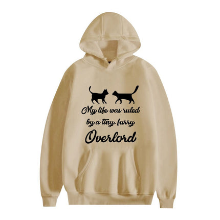 Cross-border overlord peripheral hoodie cartoon cartoon print autumn and winter men's and women's hooded sweater