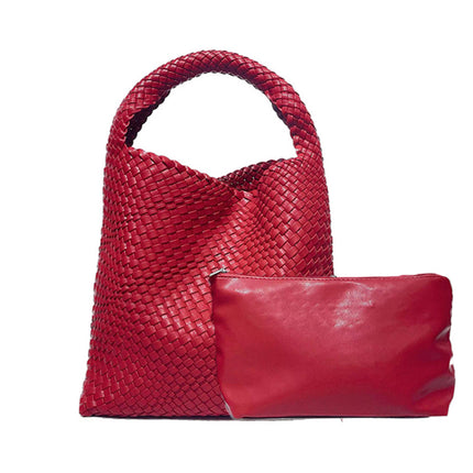 Cross-border Woven Bag Women's Tote Bag Large Capacity Vegetable Basket Bag Shopping Bag General Bag Women's All-match Bag 61