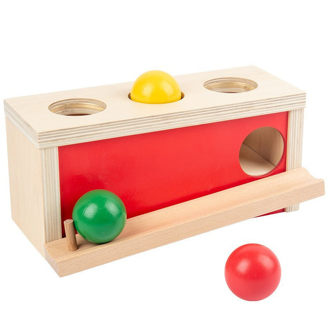 Children's Wooden Educational Toys Gift 1-3 Years Old Kindergarten Early Education Coin Box Drawer Game Teaching Aids Children's Factory