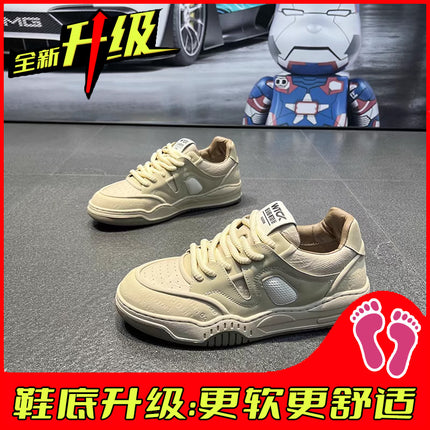 European Men's Shoes Summer Breathable 2025 New Casual Sneakers Niche Original Youth Height-Increasing Sports Trendy Shoes