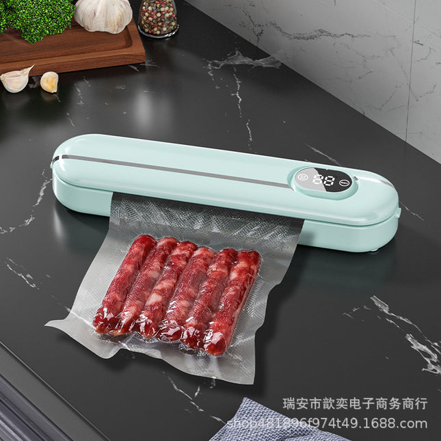 Cross-border vacuum packaging machine household automatic vacuum sealing machine small mini plastic sealing machine portable kitchen fresh-keeping Machine