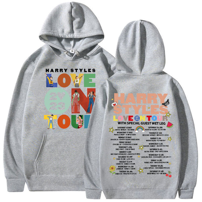 [Cross-border European Code] 2023 Love on Tour Concert Hoodie HarajukuHoodie