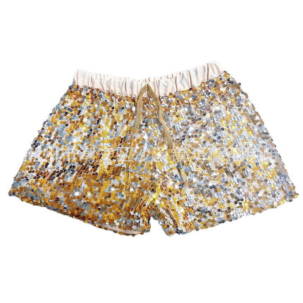 2025 New Fashion Heavy Industry Beaded Shorts with Stylish Waist All-match Embroidered Sequins Shorts Outer Wear Night Shop Performance Pants