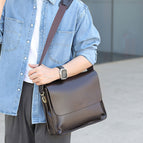Brown horizontal large bag
