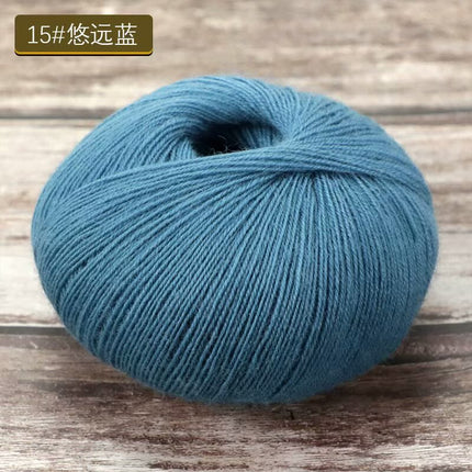 Manufacturer Wholesale 238 Wool Thread Hand-Knitted Shawl Hat Baby Wool Fluffy Wool Thread Ball 50g