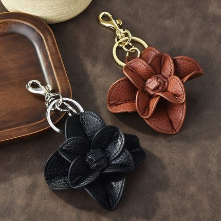 Bag Keychain, Clothing Decoration Pendant, Backpack Pendant, Heart Petal Pendant, Pu Leather Cotton-Filled Pendant