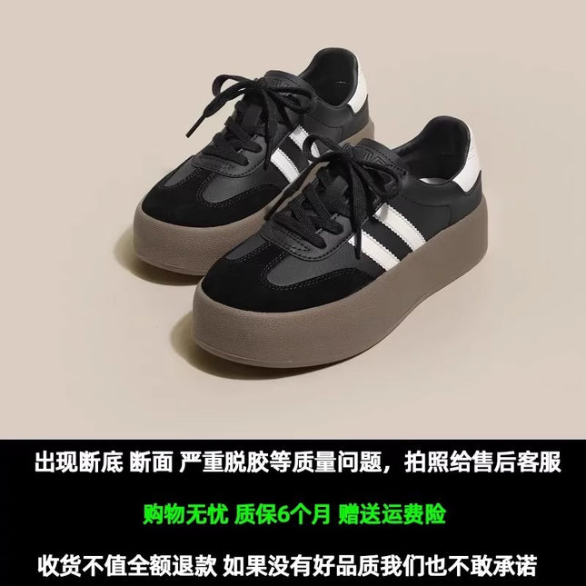 Women's Athletic Sneakers 2025 New Spring and Summer Versatile Casual Height-Increasing Thick-Soled Running Shoes