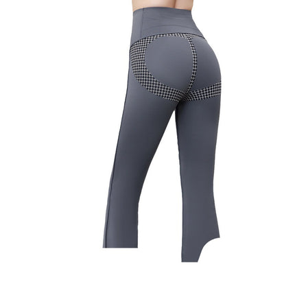 Women's Fleece-Lined Leggings for Outerwear, Barbie Pants, Tight-Fitting Pilates Sports Flared Fitness Pants, High Elasticity, Butt-Lifting