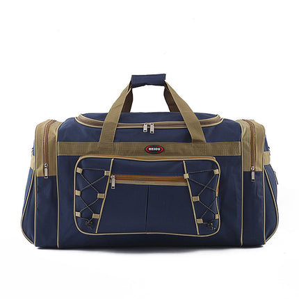 Large-Capacity Clothing Bag, Men's Luggage Bag, Checked Folding Moving Bag, Storage Bag, Large Travel Bag, Extra Large Luggage Bag
