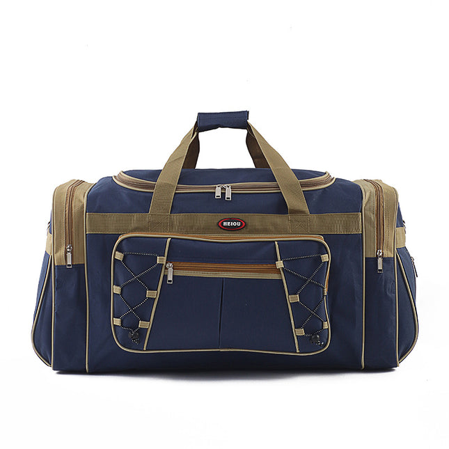 Large-Capacity Clothing Bag, Men's Luggage Bag, Checked Folding Moving Bag, Storage Bag, Large Travel Bag, Extra Large Luggage Bag