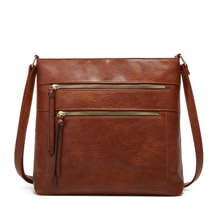 New Cross-Border Extra-Large Capacity Crossbody Bag, Fashionable, Simple, Retro Tote Bag, Foreign Trade Shoulder Bag, Women's Bag, Ladies' Bag