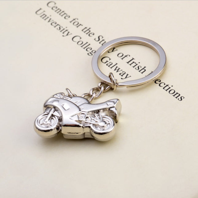 Simulation motorcycle key chain car key chain men's key ring pendant practical car activities gift