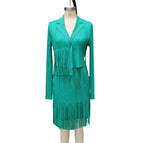 Green / Coat Overskirt suit