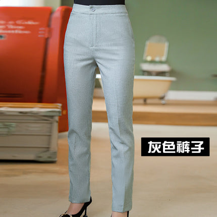 [Jewelry Store Work Clothes] Beautician Summer New Short-Sleeved Suit Front Desk Waiter Professional Women's Suit