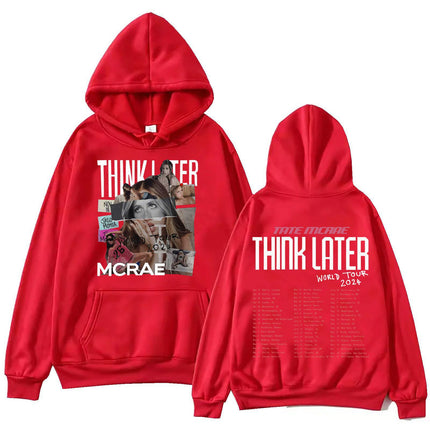 Tate Mcrae the Think Later World Tour 2024 Tour Hoodie Haraj