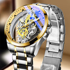 520 [Double-sided Hollow] Gold Steel
