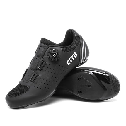 Bicycle shoes this year's new cross-border men's and women's couple's cycling shoes outdoor off-road lock shoes lock-free rubber shoes