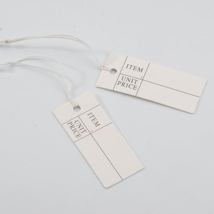 Label elastic rope label price small tag card jewelry packaging material handmade diy homemade material accessories