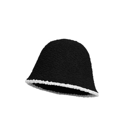 Maternity Postpartum Hat Autumn and Winter Fisherman Hat for Women, Postpartum Discharge Outing Head Protection Windproof Warm Plush Fisherman Hat