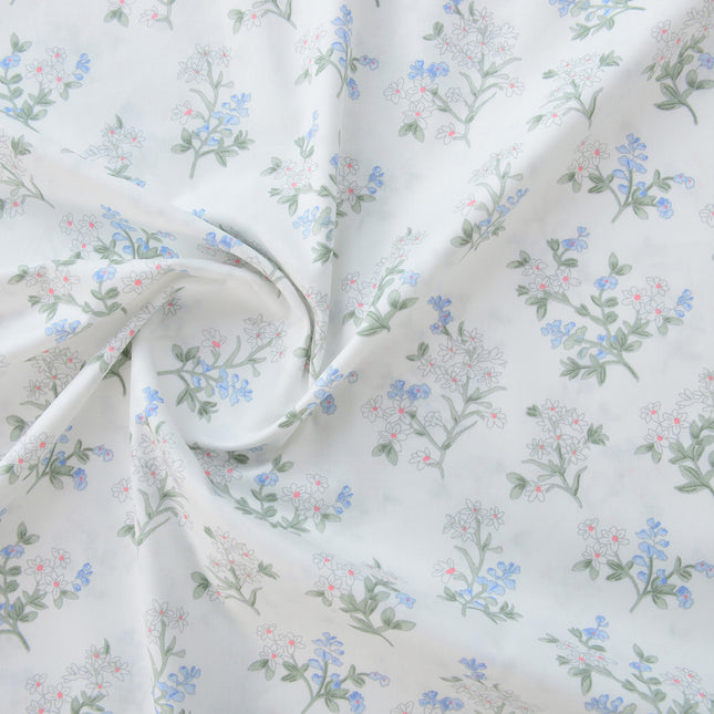 160cm cotton twill fabric pastoral floral cotton fabric handmade clothing bedding cotton flower flower