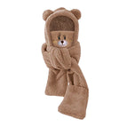 Mask bear four-piece set [brown]