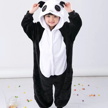 Animal cartoon conjoined pajamas Chai dog red dinosaur flannel penguin factory conjoined home clothes cross-border self-sale