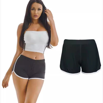 Foreign Trade New Summer Women's Shorts Hot Pants European and American Women's Sexy Sports Shorts Yoga Yoga Pants