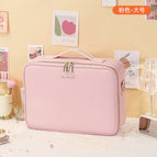 Large pink [built-in battery with LED light mirror]]