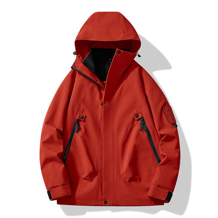 Factory Direct Sales Wholesale Spring Season Hooded Jackets, Popular Couple Outdoor Hiking Jackets 2518 Double Zipper