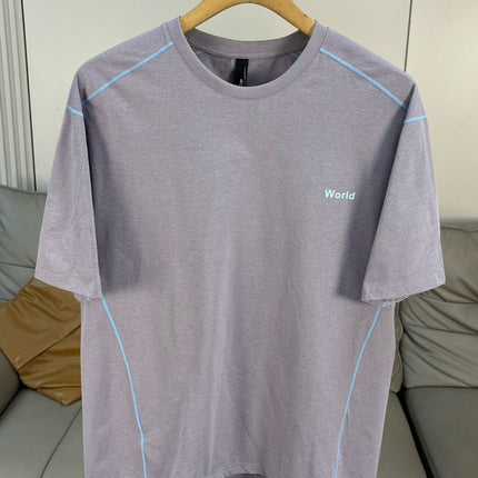 Technology Feels Cold! Summer Men's Outdoor Thin Casual Round Neck Quick-Drying Breathable Loose Men's Short-Sleeved T-Shirt