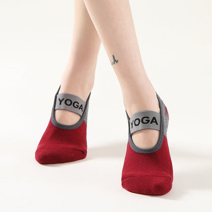 Yoga Yoga Socks Non-Slip Women's Thin Summer Five-Finger Socks Non-Slip New Fitness Indoor Sports Pilates Socks